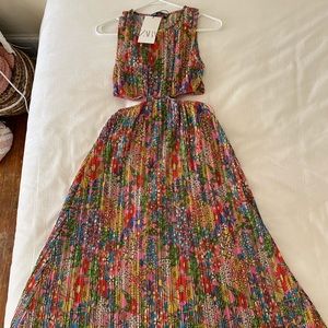 Zara floral dress